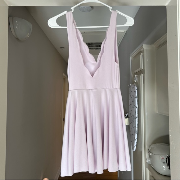 Kimchi Blue Rochay Knit Scallop V-Neck Romper - Picture 7 of 8